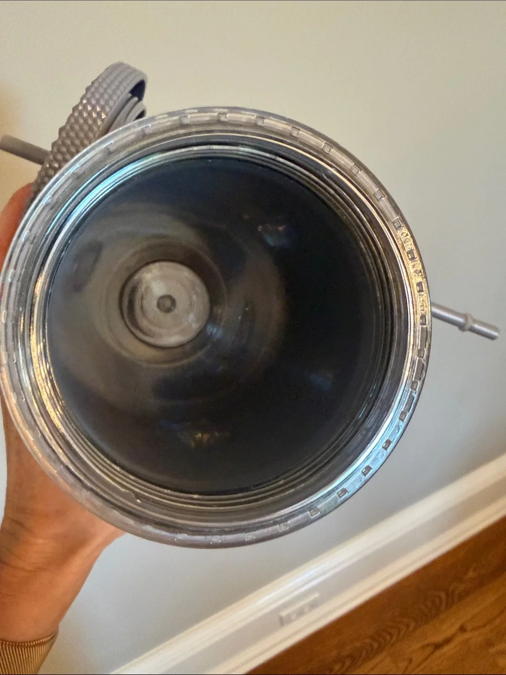 Starbucks Matte Gray Studded Tumbler with Straw